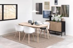 Eetkamerstoel Anouck - Wit/eik -Collectie Woonkamermeubels E0ABDEA1 A3C1 4842 9768 1E0DE1FBB603 bdfc