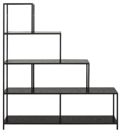 Rek Dover 135cm 4 Legplanken - Zwart 14 Rek Dover 135cm 4 Legplanken - Zwart -Collectie Woonkamermeubels EC4037ED D299 48FE A256 79DC2205B4C5 70fc