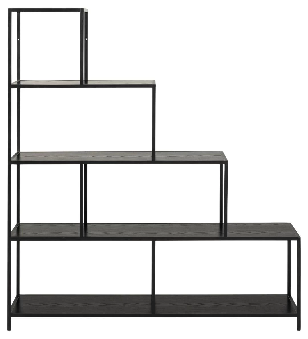 Rek Dover 135cm 4 Legplanken - Zwart 7 Rek Dover 135cm 4 Legplanken - Zwart - Afbeelding 7