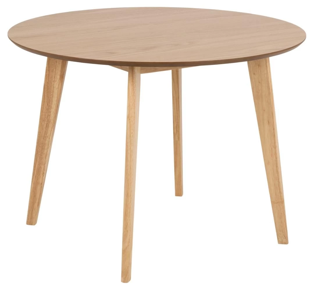 Eettafel Roxby Ø105 Cm - Eik 1 Eettafel Roxby Ø105 Cm - Eik