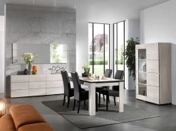 Vitrinekast Elba 3 Deuren -Collectie Woonkamermeubels Elba ek 87b2