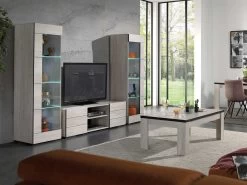 Vitrinekast Elba 1 Deur -Collectie Woonkamermeubels Elba tv wand 2 85c1