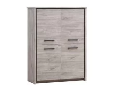 Buffetkast Sela 120cm, 4 Deuren - Grijze Eik 5 Buffetkast Sela 120cm, 4 Deuren - Grijze Eik -Collectie Woonkamermeubels Elias bar ab1c