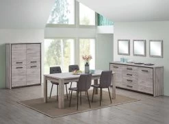 Spiegel Sela 55x55 -Collectie Woonkamermeubels Elias eetkamer met bar 5fb9