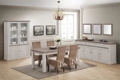 Eettafel Elayza 190x90cm - Witte Eik -Collectie Woonkamermeubels Eline eetplaats 3861