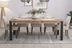 Eettafel Emile | 200 X 100 X 77 Cm | Tobacco Brown Oak-decor 8 Eettafel Emile | 200 X 100 X 77 Cm | Tobacco Brown Oak-decor -Collectie Woonkamermeubels Emile WO 2029 164 C5 frontal D 20220510 bca4