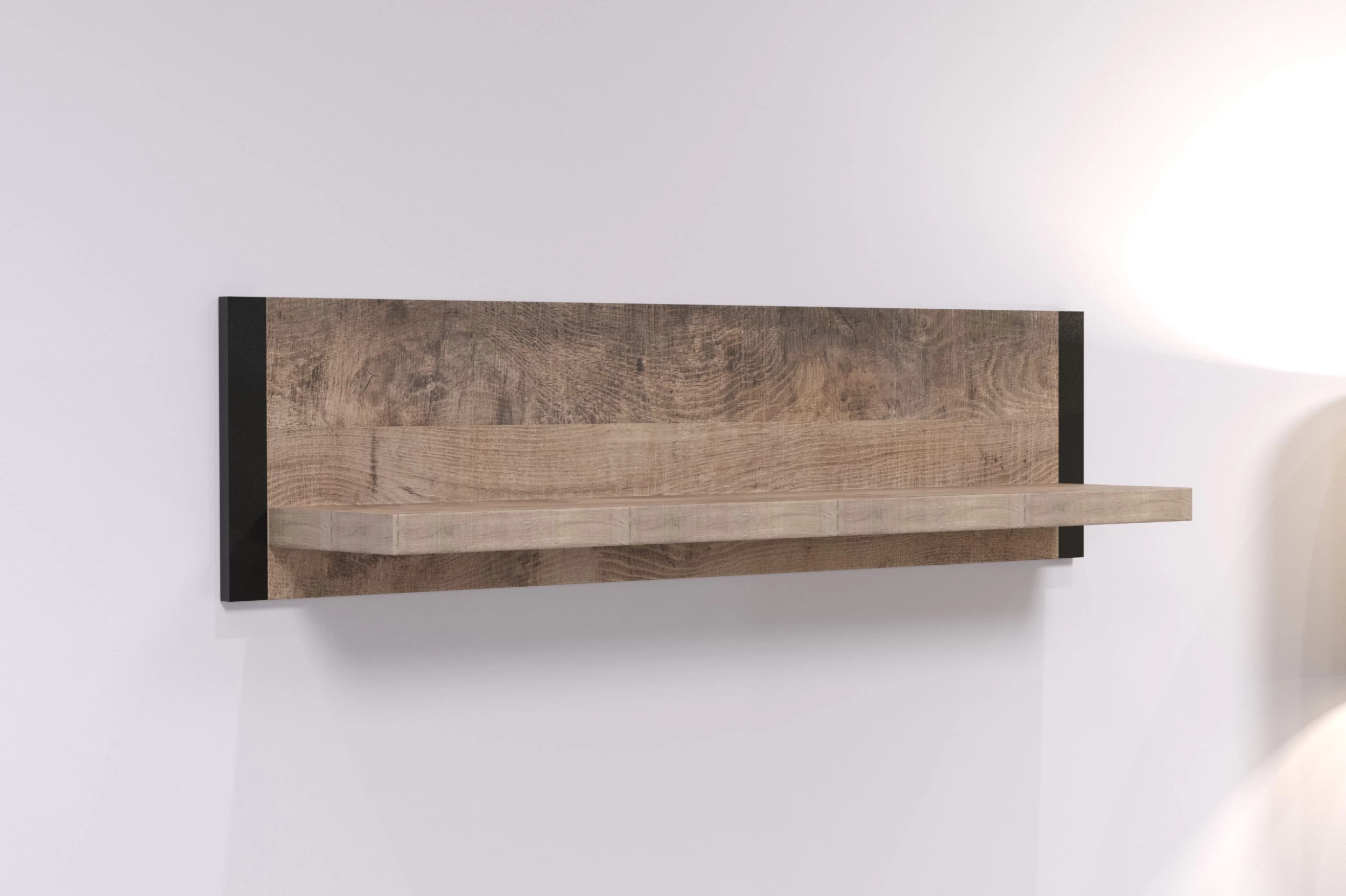 Wandplank Emile | 110 X 23 X 28 Cm | Tobacco Brown Oak-decor 1 Wandplank Emile | 110 X 23 X 28 Cm | Tobacco Brown Oak-decor