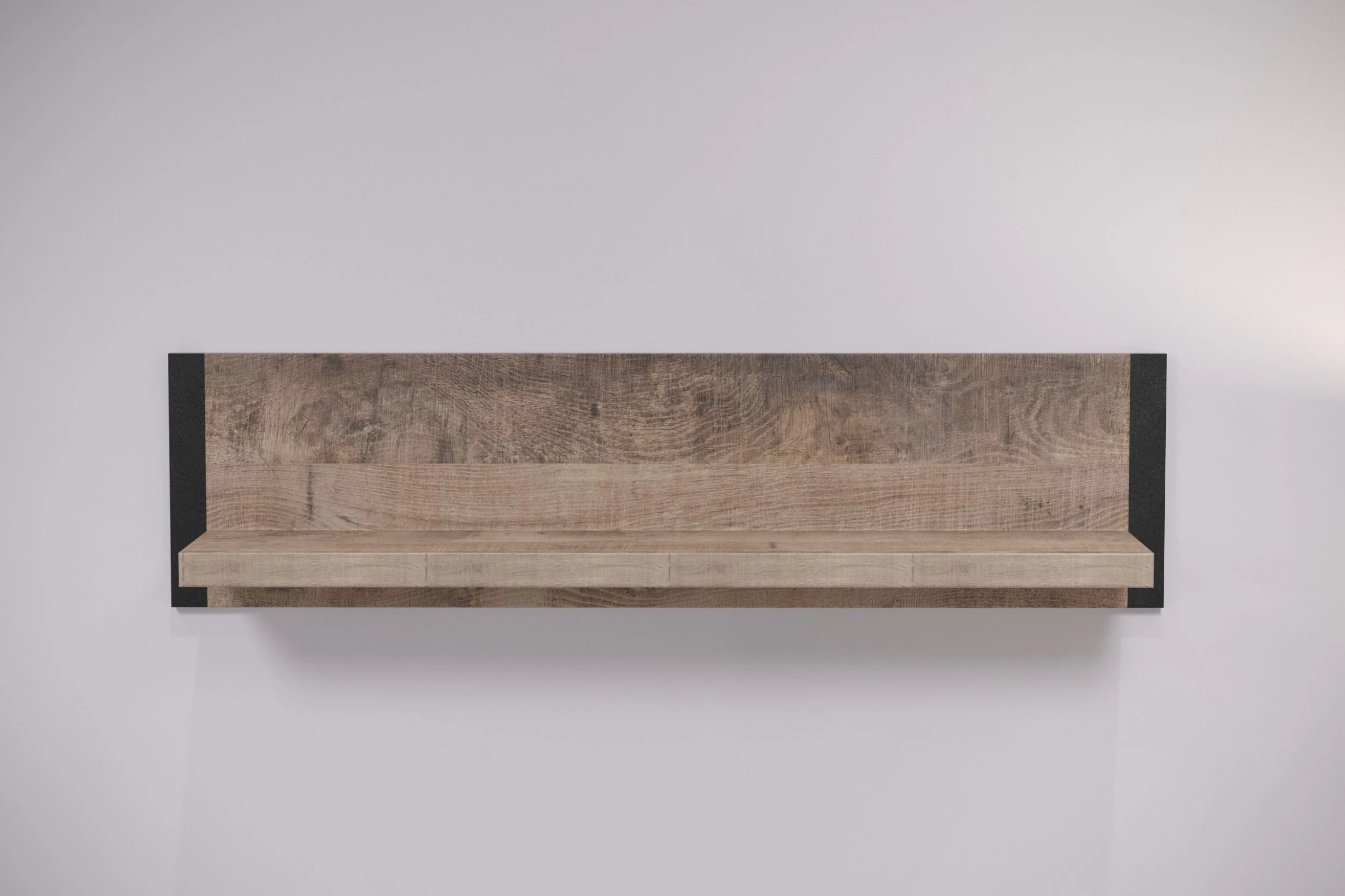 Wandplank Emile | 110 X 23 X 28 Cm | Tobacco Brown Oak-decor 2 Wandplank Emile | 110 X 23 X 28 Cm | Tobacco Brown Oak-decor - Afbeelding 2