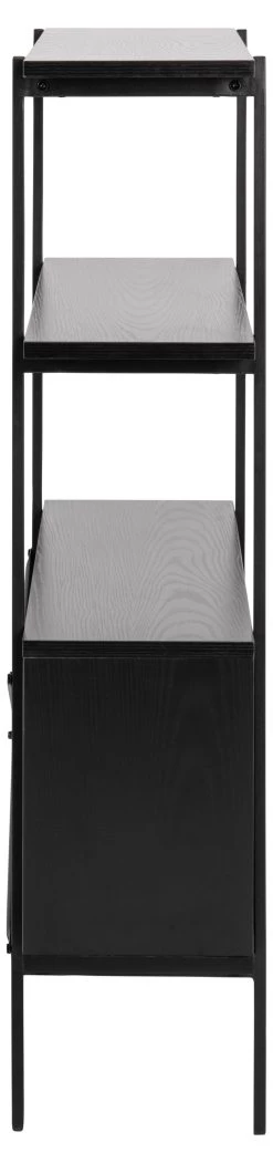 Boekenkast Angus | 94 X 27 X 114 Cm | 2 Schuifdeuren | Zwart 12 Boekenkast Angus | 94 X 27 X 114 Cm | 2 Schuifdeuren | Zwart -Collectie Woonkamermeubels F526693D 312D 4A13 8E3C ECAC37844D14 08bb