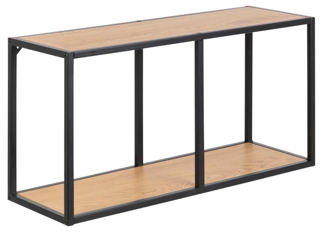 Wandrek Dover 72.5cm - Zwart/wilde Eik 6 Wandrek Dover 72.5cm - Zwart/wilde Eik - Afbeelding 6