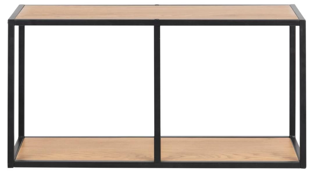 Wandrek Dover 72.5cm - Zwart/wilde Eik 4 Wandrek Dover 72.5cm - Zwart/wilde Eik - Afbeelding 4