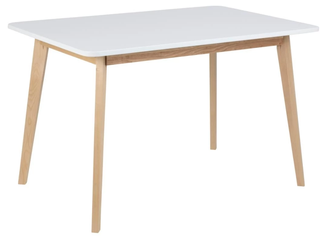 Eettafel Ramon, 120x80cm - Wit 6 Eettafel Ramon, 120x80cm - Wit - Afbeelding 6