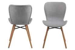 Stoffen Stoel Tilda Met Schuine Poten - Lichtgrijs/eik 18 Stoffen Stoel Tilda Met Schuine Poten - Lichtgrijs/eik -Collectie Woonkamermeubels H000018250 2 572d