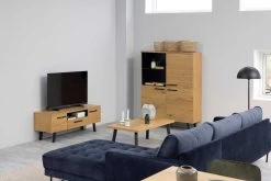 Buffetkast Manon 120cm - Eik/zwart -Collectie Woonkamermeubels H000020728 13 006d