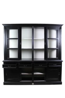 Buffetkast Provence 220cm Met 8 Deuren & 4 Lades - Zwart/wit -Collectie Woonkamermeubels HM29ABR 2 f8e4