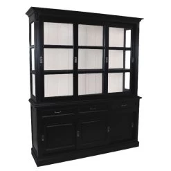 Buffetkast Provence 180 Cm Met 6 Deuren & 3 Lades - Zwart/wit 12 Buffetkast Provence 180 Cm Met 6 Deuren & 3 Lades - Zwart/wit -Collectie Woonkamermeubels HM29BR 1 cadb
