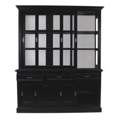 Buffetkast Provence 180 Cm Met 6 Deuren & 3 Lades - Zwart/wit 10 Buffetkast Provence 180 Cm Met 6 Deuren & 3 Lades - Zwart/wit -Collectie Woonkamermeubels HM29BR 2 18a4
