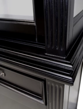 Buffetkast Provence 180 Cm Met 6 Deuren & 3 Lades - Zwart/wit 2 Buffetkast Provence 180 Cm Met 6 Deuren & 3 Lades - Zwart/wit - Afbeelding 2