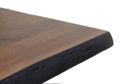 Eettafel Davor 220x100cm - Bruin/zwart -Collectie Woonkamermeubels HSM145 HSM146 HSM147 4 2 be83