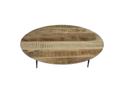 Salontafel Bern 130x80cm Mangohout - Naturel/zwart 9 Salontafel Bern 130x80cm Mangohout - Naturel/zwart -Collectie Woonkamermeubels HSM150 5 bb6b