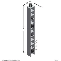 FMD Cd- & Dvd-rek Good Day - Eik -Collectie Woonkamermeubels Hallo 2 3D 1 9279