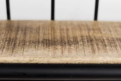 Wandplank Eran 50x50cm - Mangohout/ijzer 12 Wandplank Eran 50x50cm - Mangohout/ijzer -Collectie Woonkamermeubels ITC 5050 8 5364