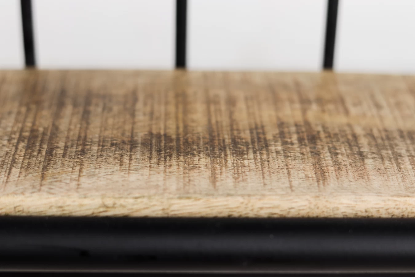 Wandplank Eran 50x50cm - Mangohout/ijzer 5 Wandplank Eran 50x50cm - Mangohout/ijzer - Afbeelding 5