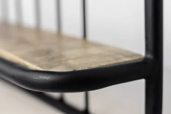 Wandplank Eran 50x50cm - Mangohout/ijzer 11 Wandplank Eran 50x50cm - Mangohout/ijzer -Collectie Woonkamermeubels ITC 5050 9 d61b