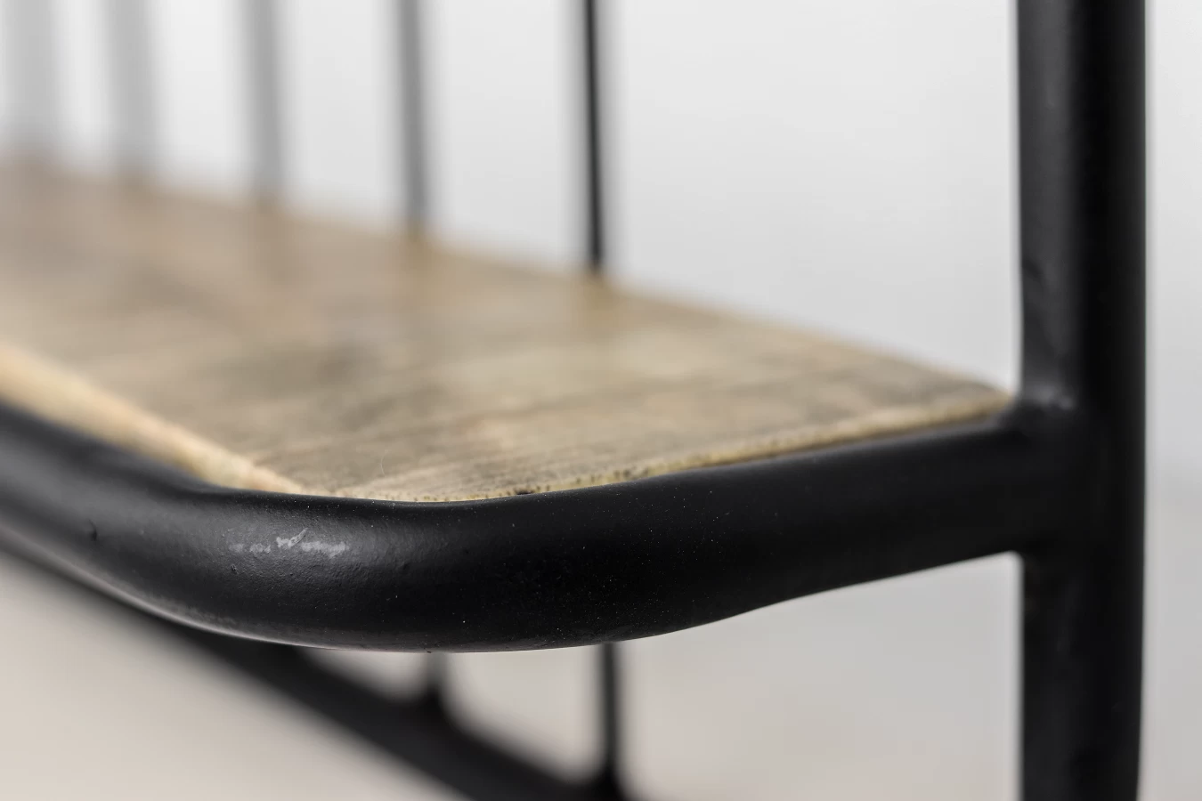 Wandplank Eran 50x50cm - Mangohout/ijzer 4 Wandplank Eran 50x50cm - Mangohout/ijzer - Afbeelding 4