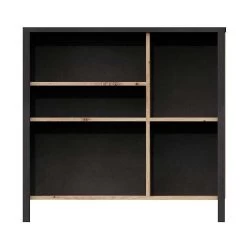 FMD Rek In-Loft - Laag/breed 9 FMD Rek In-Loft - Laag/breed -Collectie Woonkamermeubels In Loft 2 Regal offen niedrig frontal 8db2