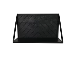 Wandplank Verona 50x20x30cm Mangohout - Zwart/visgraat 9 Wandplank Verona 50x20x30cm Mangohout - Zwart/visgraat -Collectie Woonkamermeubels JHH WS50 1 def 8dc4