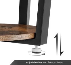 Rond Bijzettafeltje Firas Ø50 - Bruin/zwart 11 Rond Bijzettafeltje Firas Ø50 - Bruin/zwart -Collectie Woonkamermeubels LET57X 3 3ea9