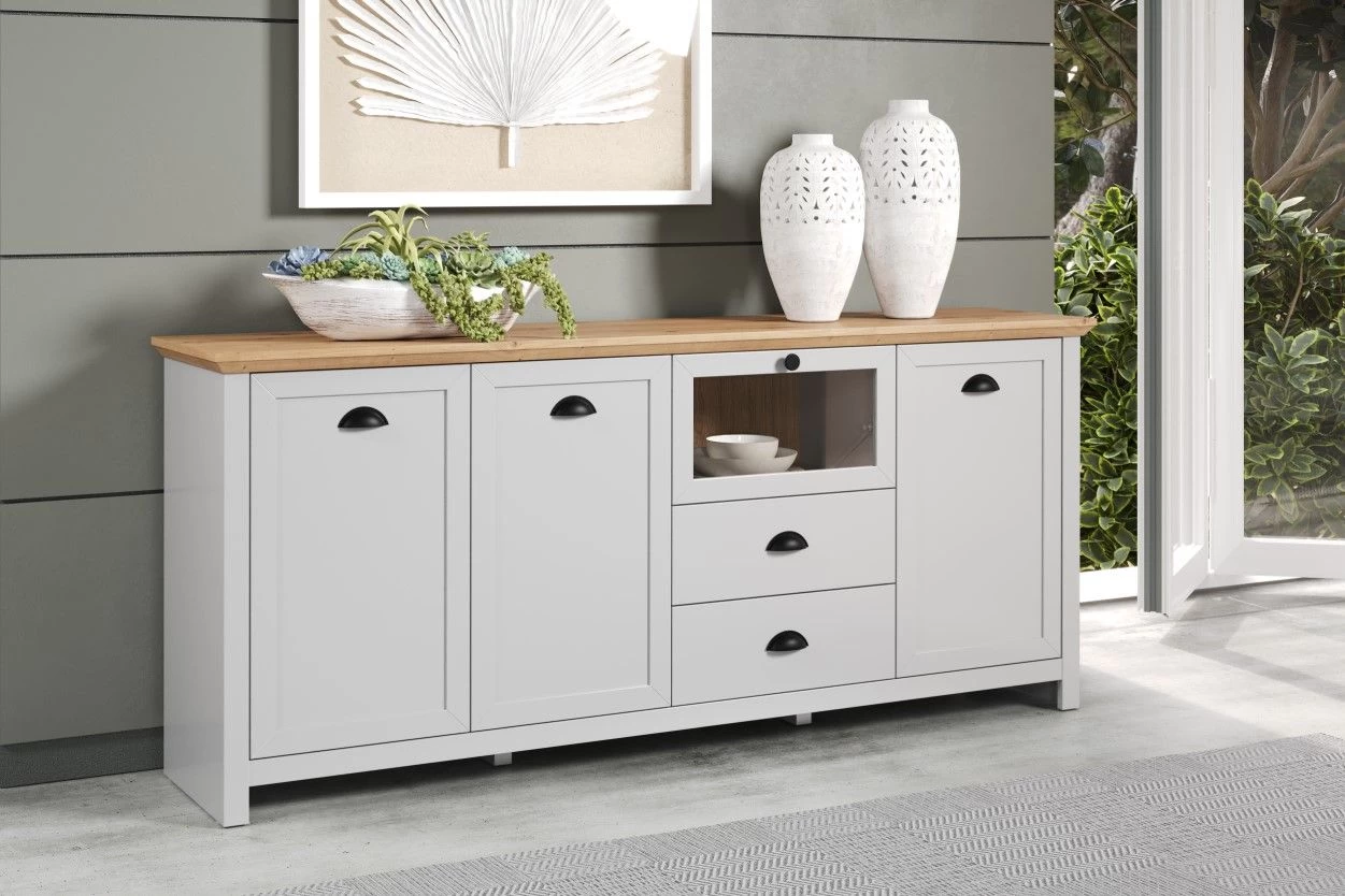 Dressoir Landside | 190 X 41 X 82 Cm | Artisan Oak 2 Dressoir Landside | 190 X 41 X 82 Cm | Artisan Oak - Afbeelding 2