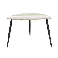 Set Van 3 Salontafels Mensa - Grijs/zwart -Collectie Woonkamermeubels MANHATTAN ZH 006 2 HR 8157