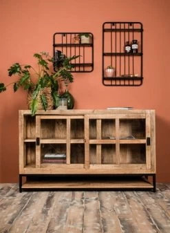 Wandplank Eran 50x50cm - Mangohout/ijzer 13 Wandplank Eran 50x50cm - Mangohout/ijzer -Collectie Woonkamermeubels MAN WCB15090 ITC 5050 ITC 5080 0f86