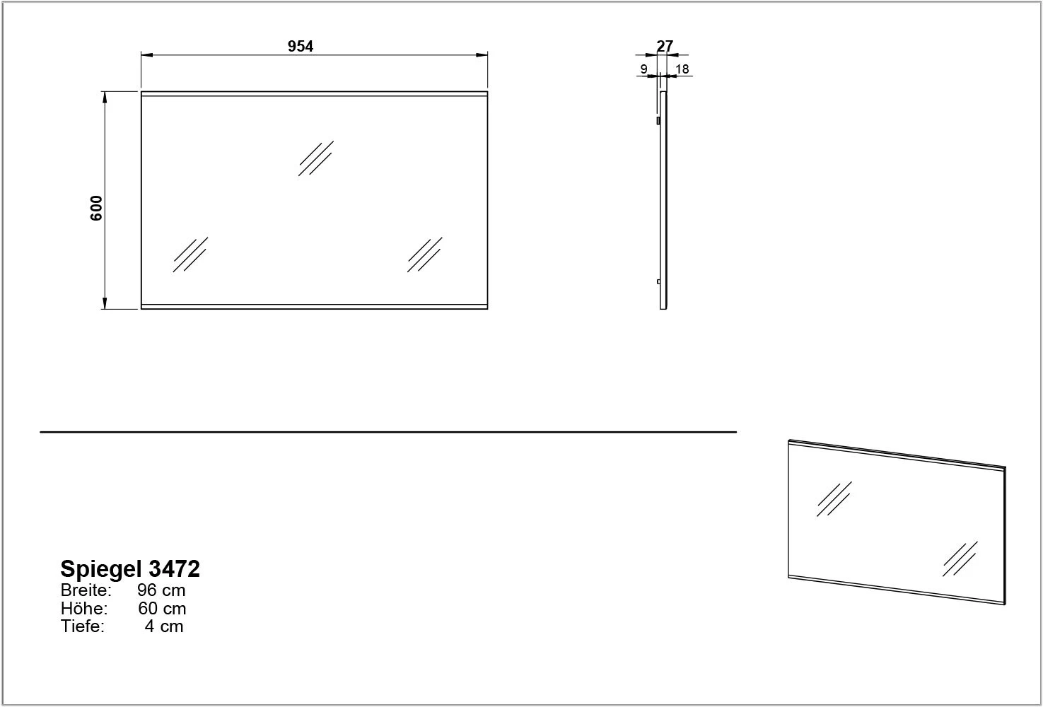 Spiegel Lissandro - Beuk 5 Spiegel Lissandro - Beuk - Afbeelding 5