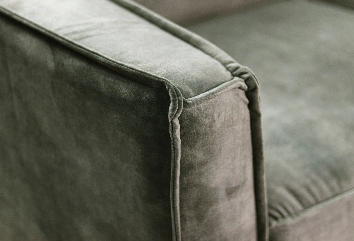 Hoekbank Morgan Rechts Velours - Dennegroen 3 Hoekbank Morgan Rechts Velours - Dennegroen - Afbeelding 3