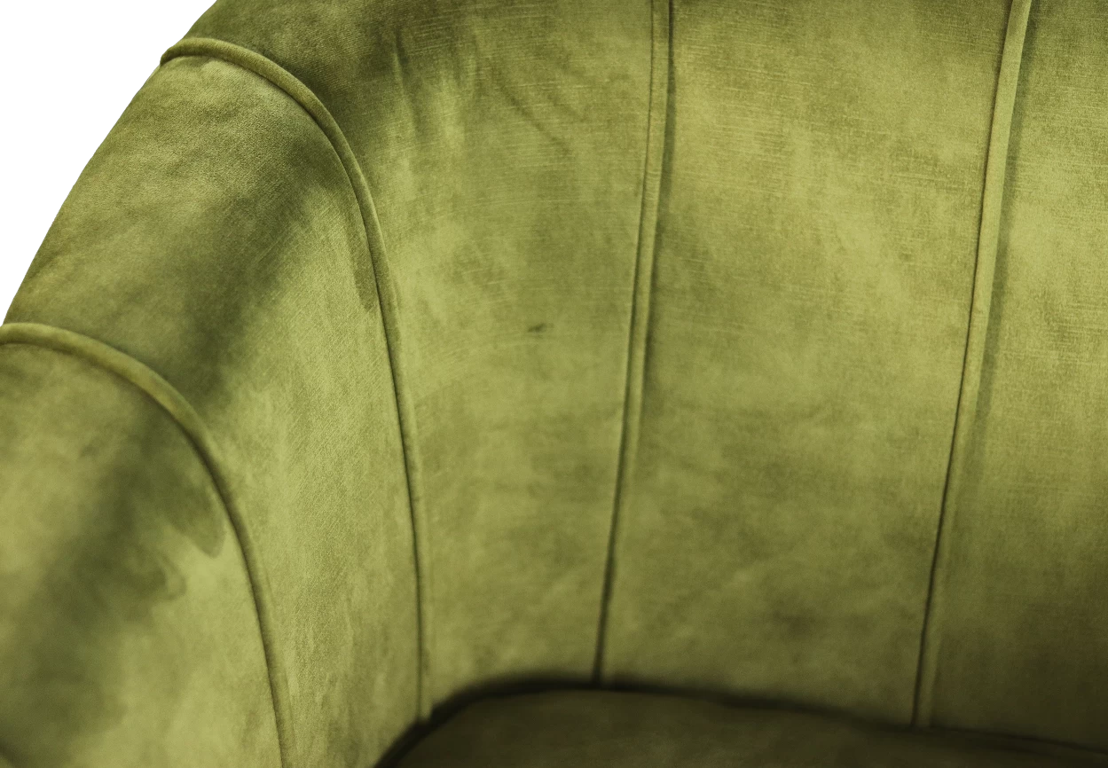 Fauteuil Chester Velours - Olijfgroen 3 Fauteuil Chester Velours - Olijfgroen - Afbeelding 3