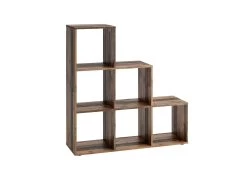 FMD Opbergrek Mega 6 Vakken - Old Style -Collectie Woonkamermeubels Mega 1 Old Style Dunkel Perspektive ac68