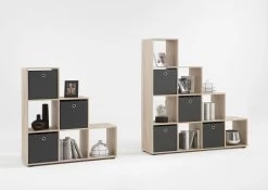 FMD Opbergrek Mega 6 Vakken - Bruine Eik 8 FMD Opbergrek Mega 6 Vakken - Bruine Eik -Collectie Woonkamermeubels Mega 1 3 Eiche 50c5