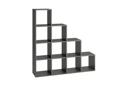 FMD Opbergrek Mega 10 Vakken - Grijs 6 FMD Opbergrek Mega 10 Vakken - Grijs -Collectie Woonkamermeubels Mega 2 Matera Perspektive 246e