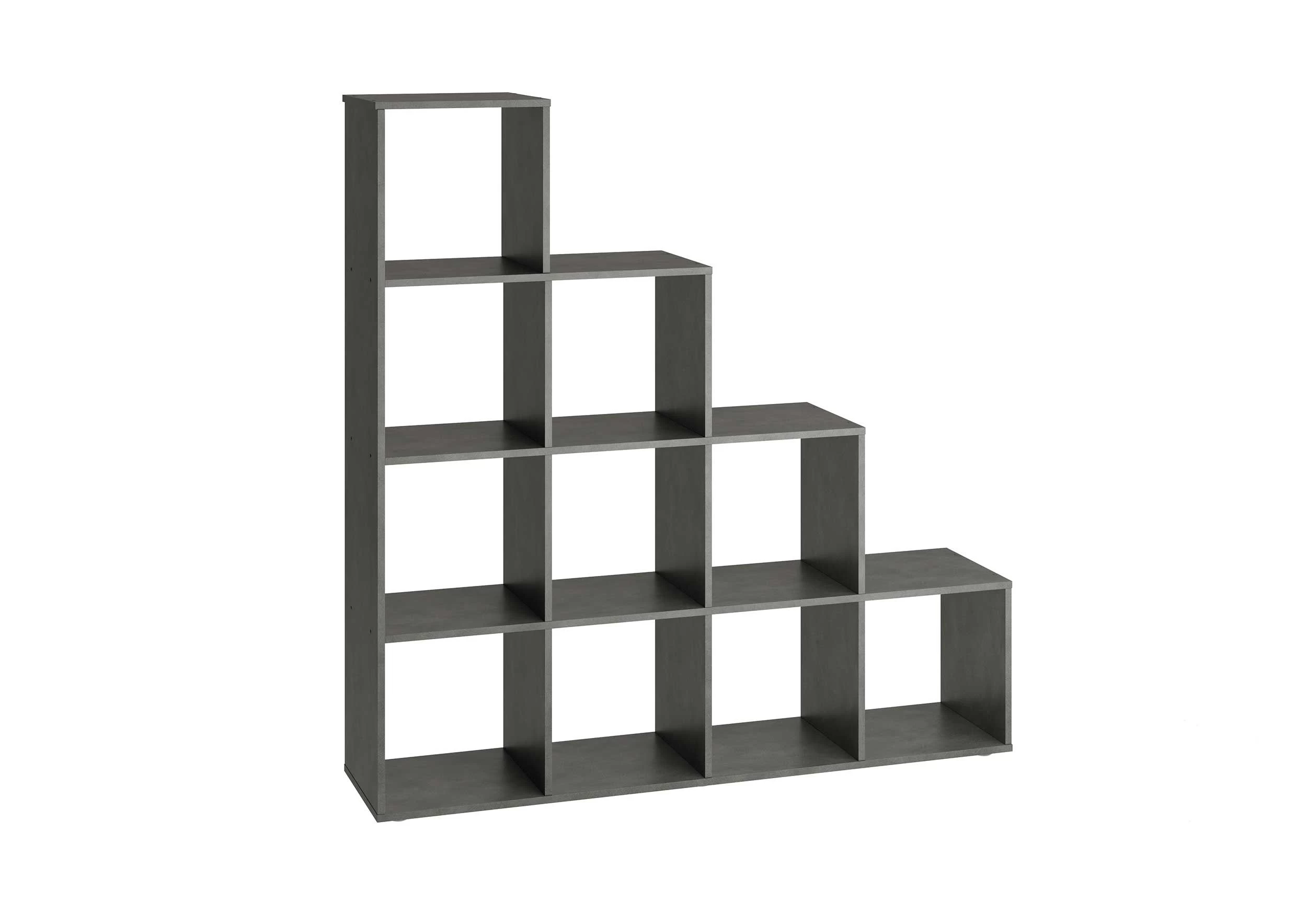 FMD Opbergrek Mega 10 Vakken - Grijs 3 FMD Opbergrek Mega 10 Vakken - Grijs - Afbeelding 3