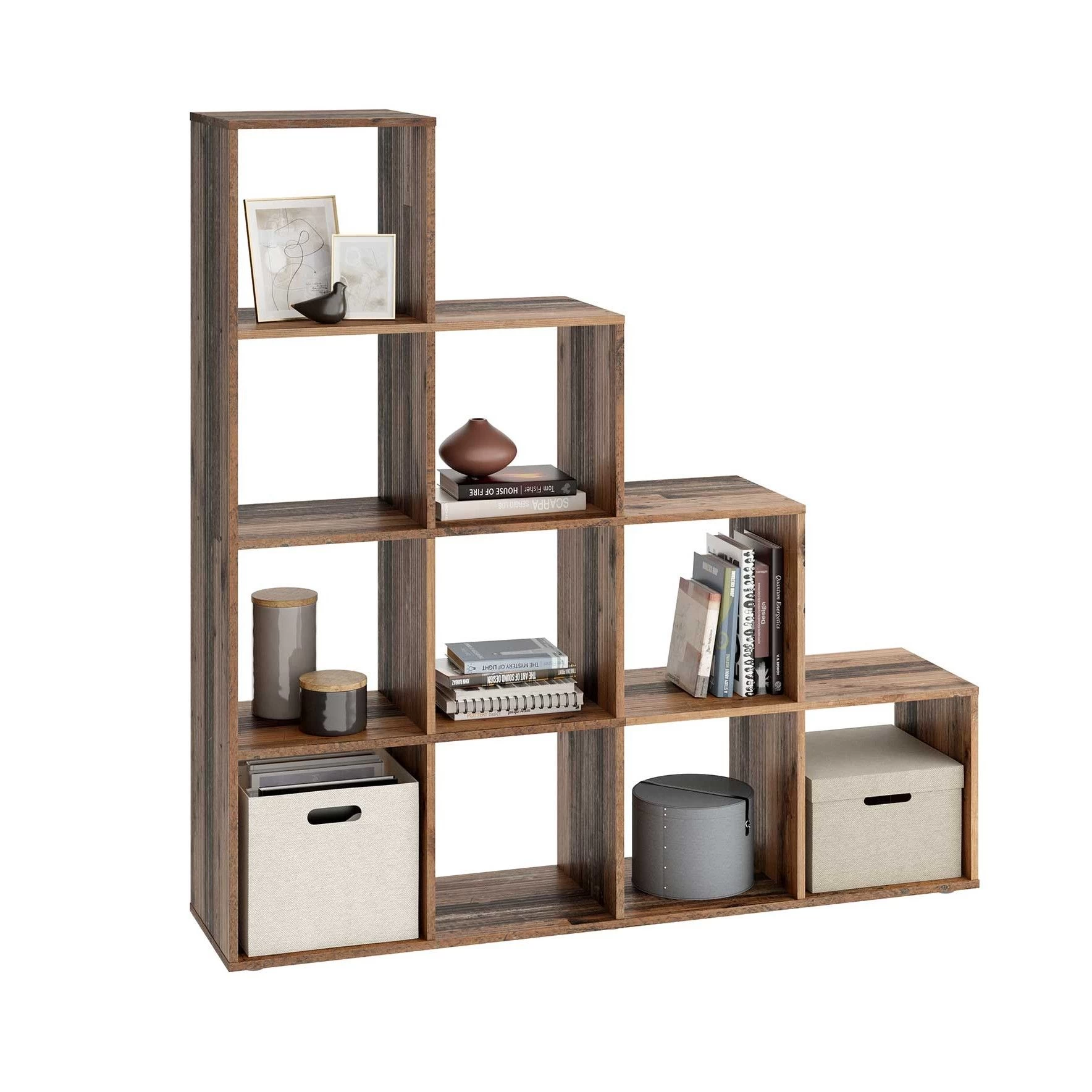 FMD Opbergrek Mega 10 Vakken - Old Style 1 FMD Opbergrek Mega 10 Vakken - Old Style