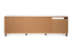 Dressoir Mercos 200cm 3 Deuren - Wit/old Style -Collectie Woonkamermeubels Menorca 57A Lowboard hinten 4c2c