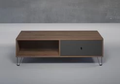 Salontafel Montez | 110 X 60 X 37 Cm | Craft Oak-design -Collectie Woonkamermeubels Montez WO 2102 113 C4 frontal 20220803 c6cc