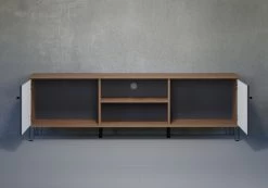 Tv-meubel Montez | 183 X 40 X 56 Cm | Antraciet Front -Collectie Woonkamermeubels Montez WO 2102 321 C4 frontal ge f 20221130 92d9