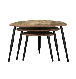 Set Van 3 Salontafels Niekirk - Bruin/zwart 9 Set Van 3 Salontafels Niekirk - Bruin/zwart -Collectie Woonkamermeubels NEW YORK ZH 0062 HR e4e9