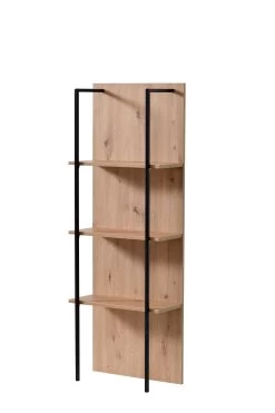 Wandrekje Hoggas 50cm 3 Legplanken - Eik -Collectie Woonkamermeubels NORWAY NP 500 AH C pb DSC0423 75c4