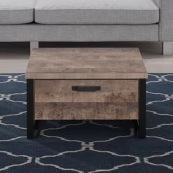 Salontafel Emile | 80 X 80 X 45 Cm | Tobacco Brown Oak-design