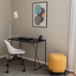 Poef Larry - Geel -Collectie Woonkamermeubels Ontwerp zonder titel 11 45b8